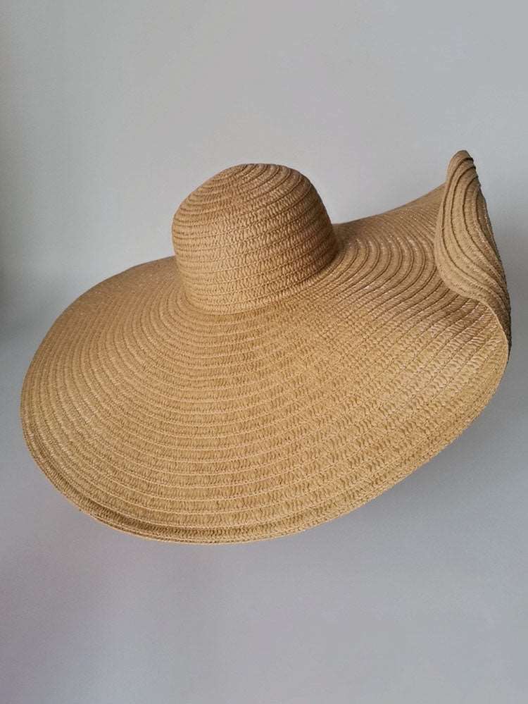 Boho Summer Foldable Wide Brim Straw Hats Tiynon