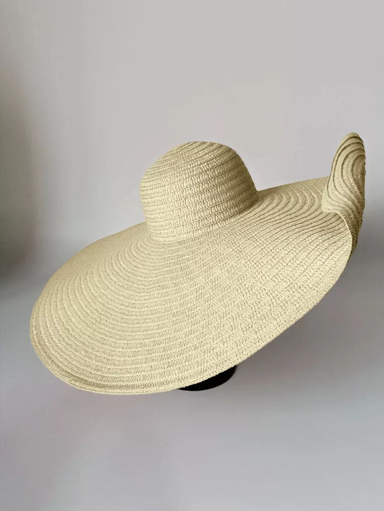 Boho Summer Foldable Wide Brim Straw Hats Tiynon