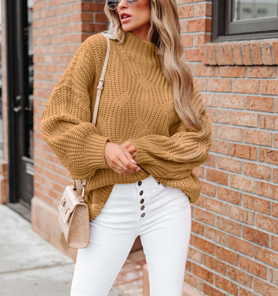 Long Sleeve Knit Solid Pullover