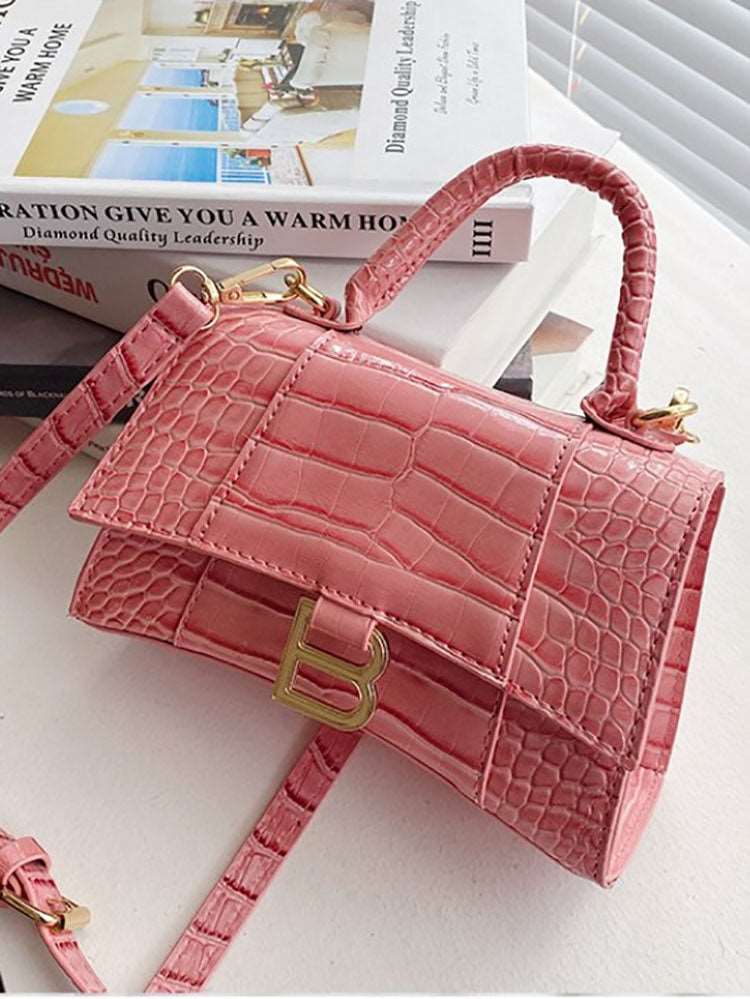 Casual Crocodile Pattern Crossbody Bags Tiynon