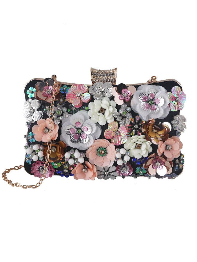 Colorful Flower Patchwork Crossbody Bags Tiynon