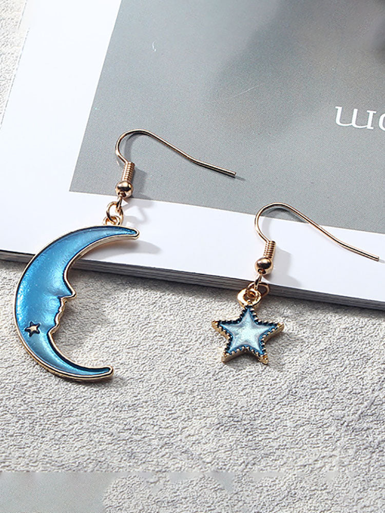 Creative Starry Sky Pendant Earrings Tiynon