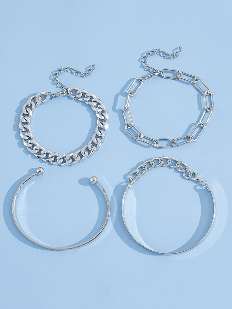 Four Piece Chain Bracelets Tiynon