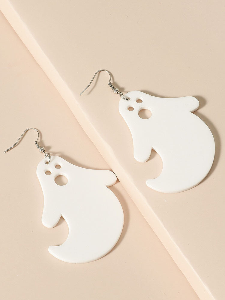 Halloween Cartoon Ghost Earrings Tiynon