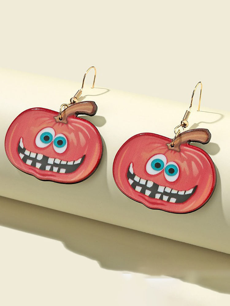 Halloween Cartoon Ghost Earrings Tiynon