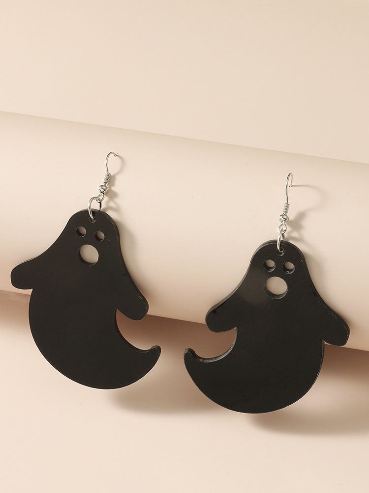 Halloween Cartoon Ghost Earrings Tiynon