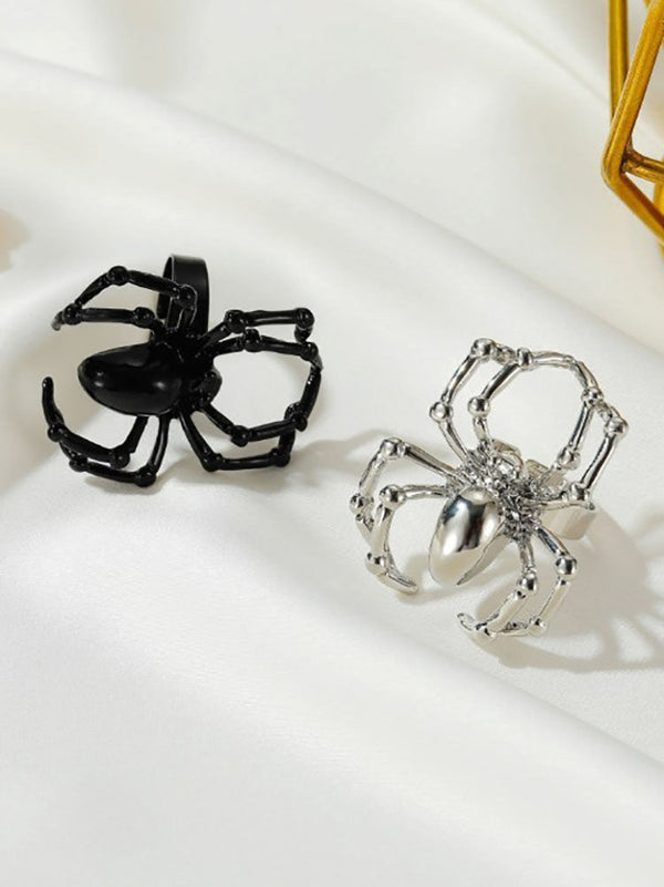 Halloween Simulated Spider Finger Ring Tiynon