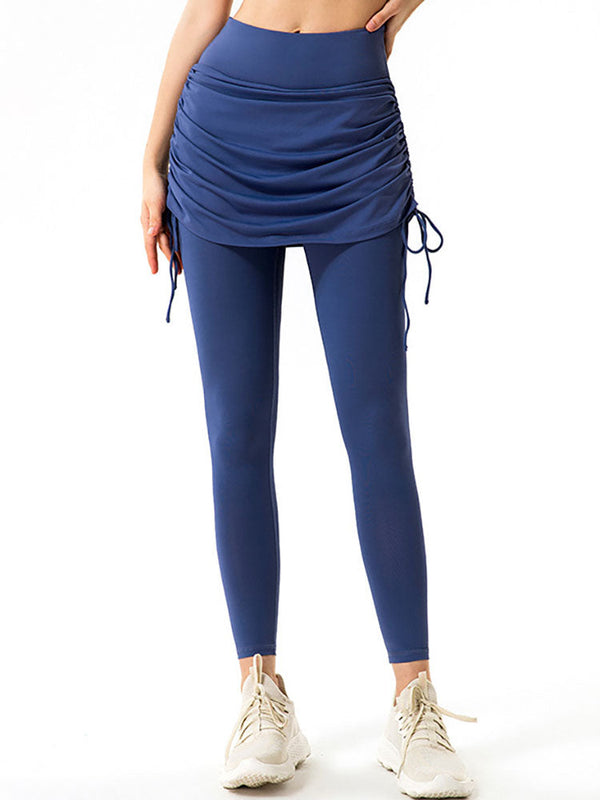 High Waist Elastic Skinny Long Pants Tiynon