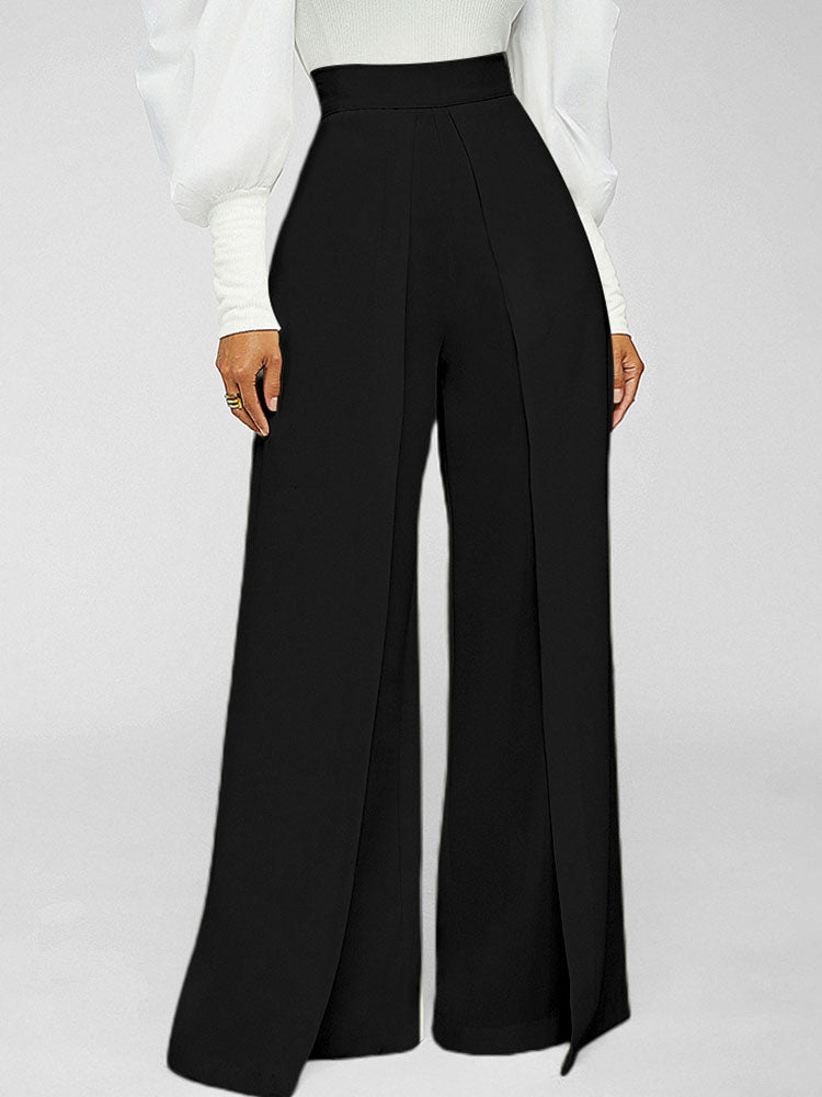 High Waist Wide Leg Long Pants Tiynon