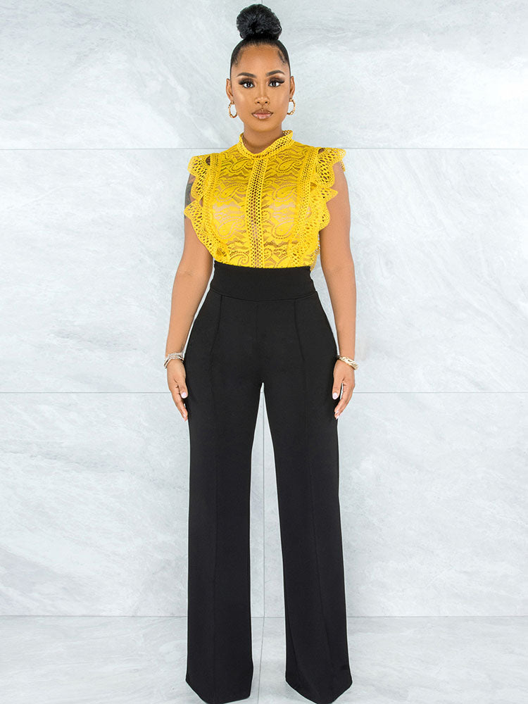 High Waist Wide Leg Long Pants Tiynon