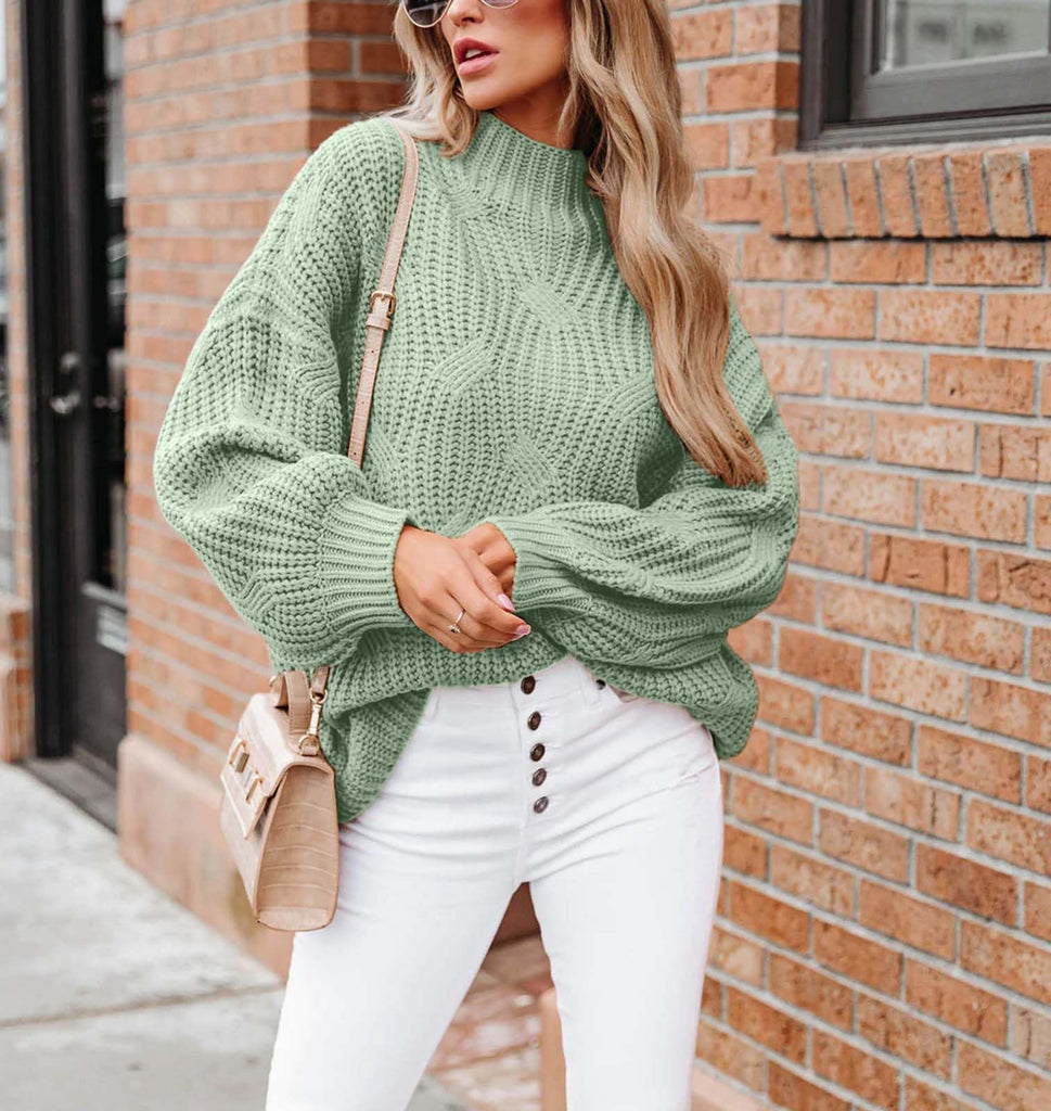 Long Sleeve Knit Solid Pullover