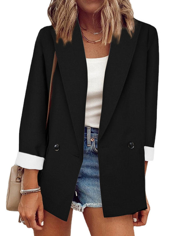 Long Sleeve Work Office Bodycon Jacket Coat Tiynon