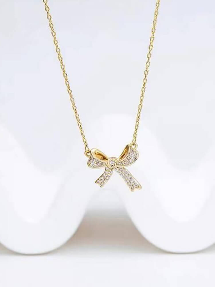 Lovely Butterfly Pendant Necklace Tiynon