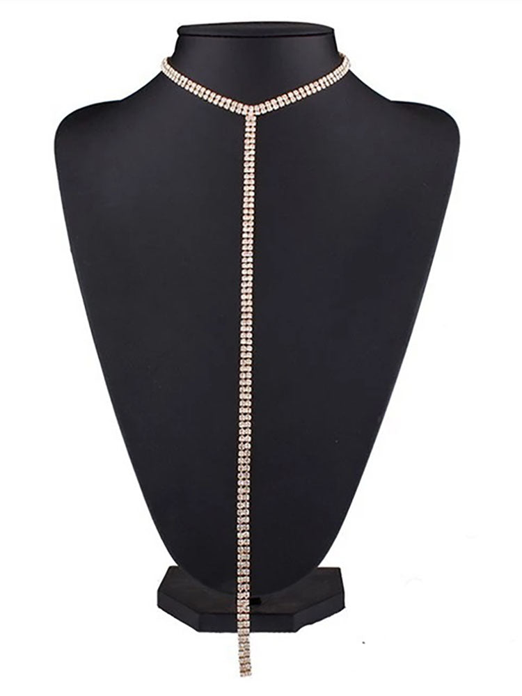 Multilayer Strand Chain Necklaces Tiynon