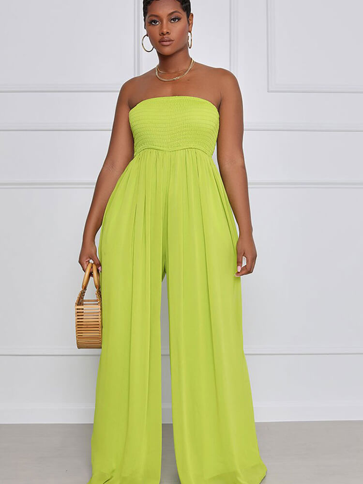 Off Shoulder Flare Bottom Jumpsuits Tiynon