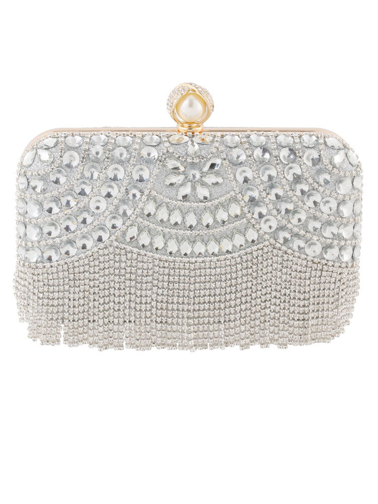 Rhinestone Tassels Party Crossbody Bags Tiynon