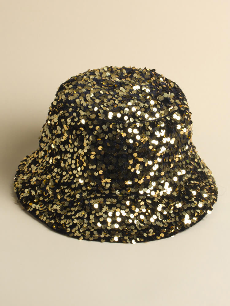 Sequin Sparkle Bucket Hat Tiynon