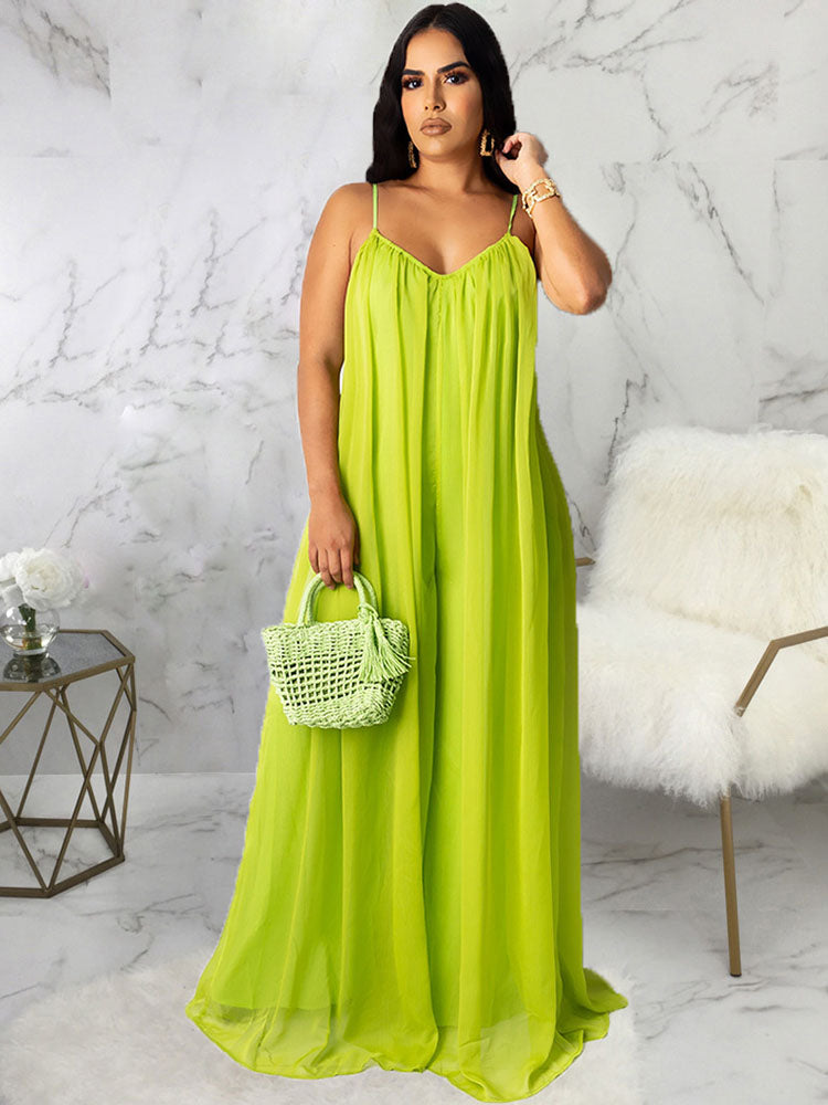 Spaghetti Straps Maxi Dresses Tiynon