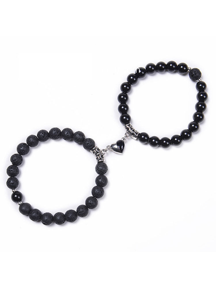 Two Piece Magnetic Attraction Couple Bracelets Tiynon