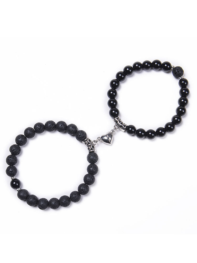 Two Piece Magnetic Attraction Couple Bracelets Tiynon