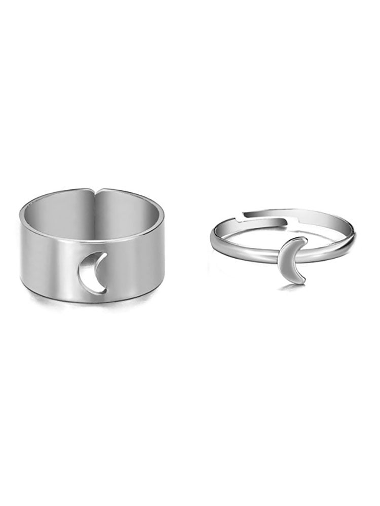 Two Piece Open Adjustable Rings Tiynon