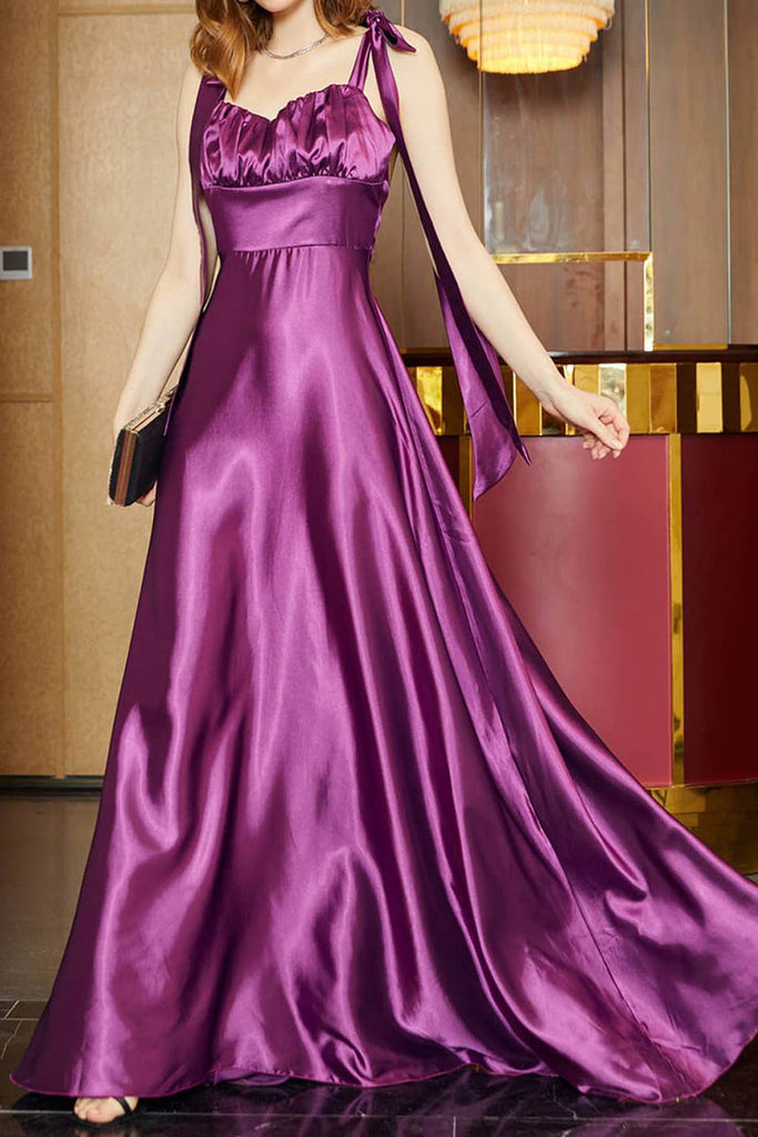 Elegant Formal Solid Frenulum Evening Dresses