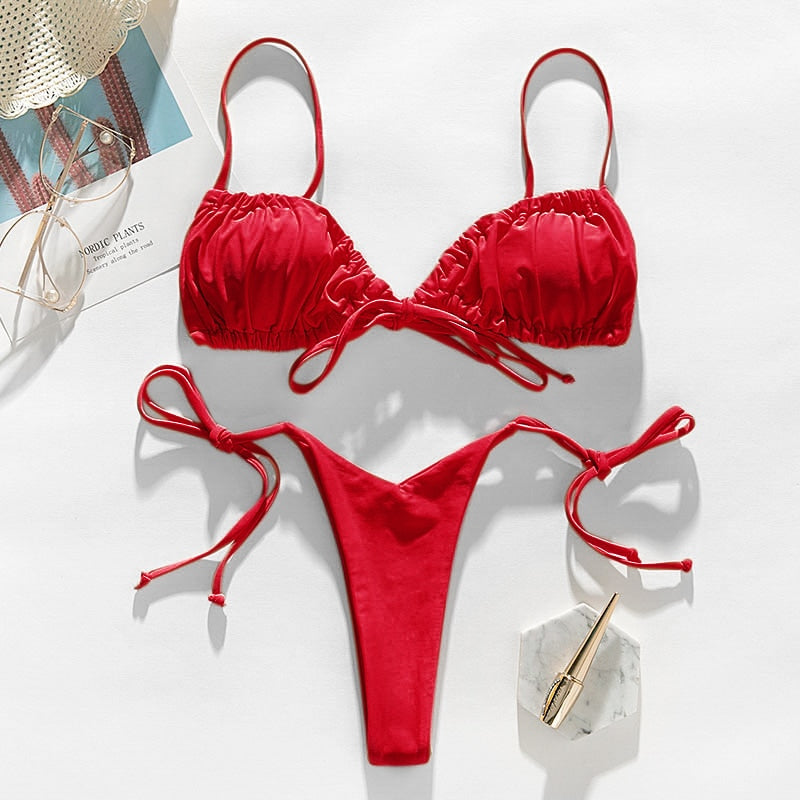 The Bombshell Brazilian Micro Thong Bikini