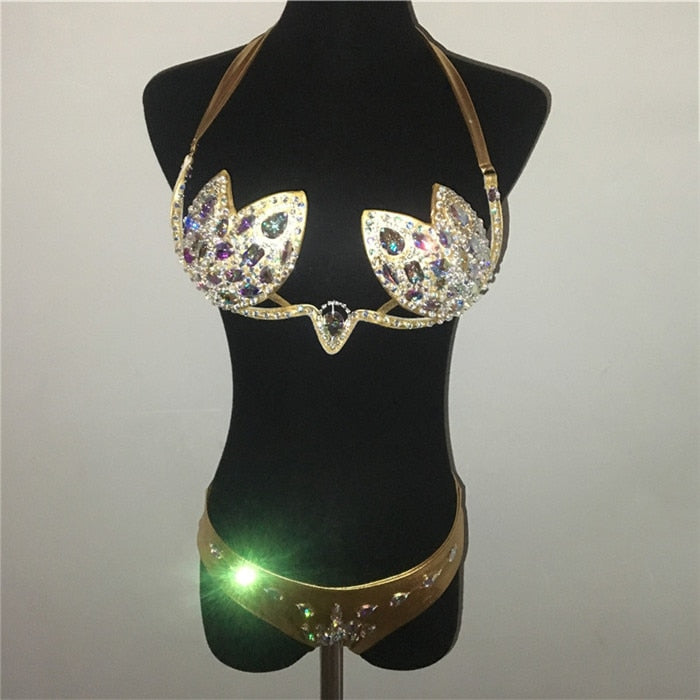 Ibiza Crystal Queen Diamonds Bikini