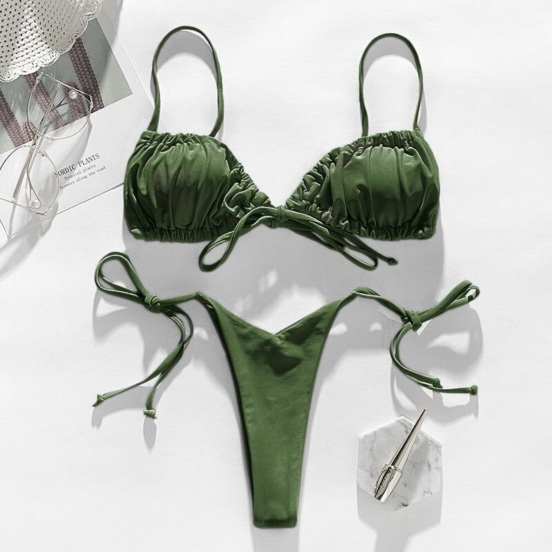 The Bombshell Brazilian Micro Thong Bikini