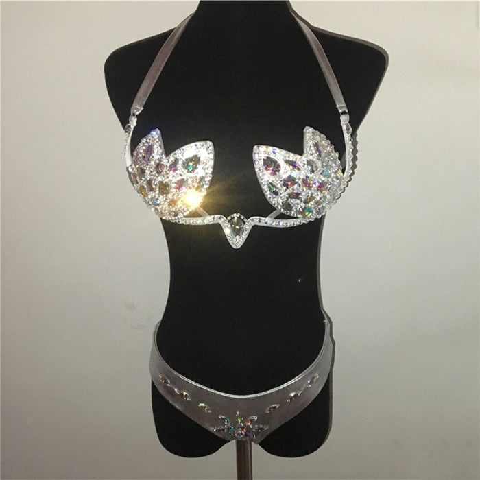 Ibiza Crystal Queen Diamonds Bikini