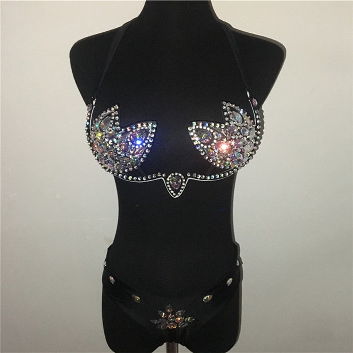 Ibiza Crystal Queen Diamonds Bikini