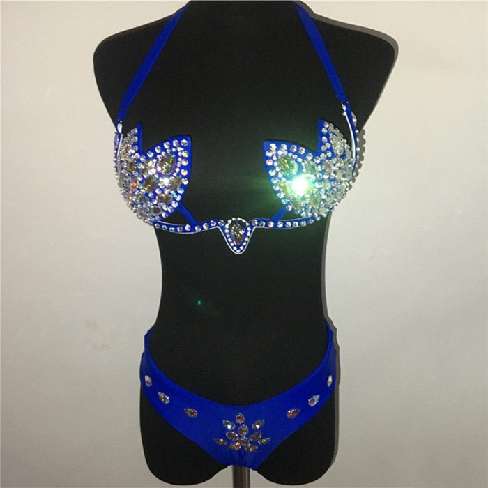 Ibiza Crystal Queen Diamonds Bikini