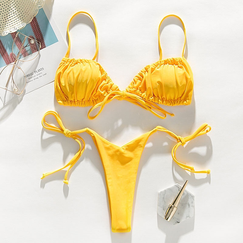 The Bombshell Brazilian Micro Thong Bikini