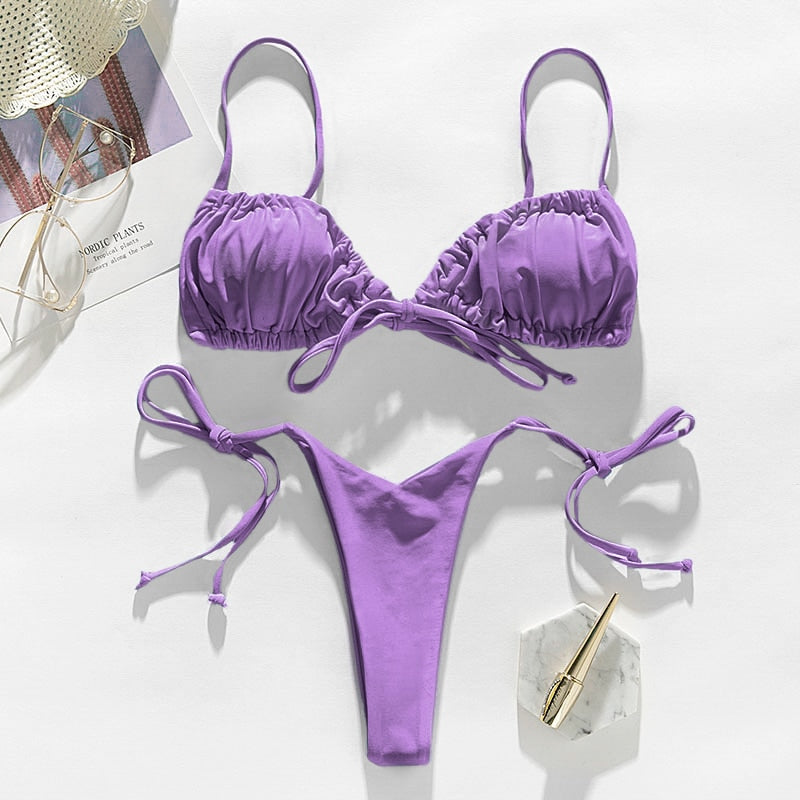 The Bombshell Brazilian Micro Thong Bikini