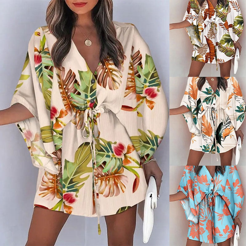 Sunset and Swim Casual Beach Dress Swimsuit Cover Up