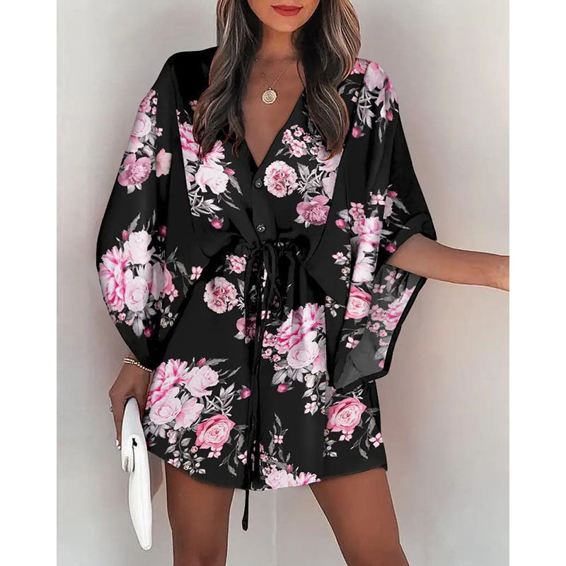 Sunset and Swim Casual Beach Dress Swimsuit Cover Up