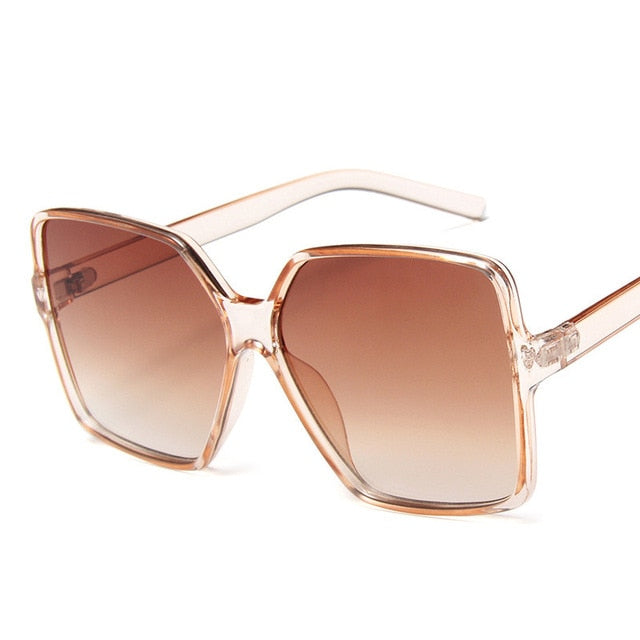 Sunrise Serenity Oversized Gradient Sunglasses UV400