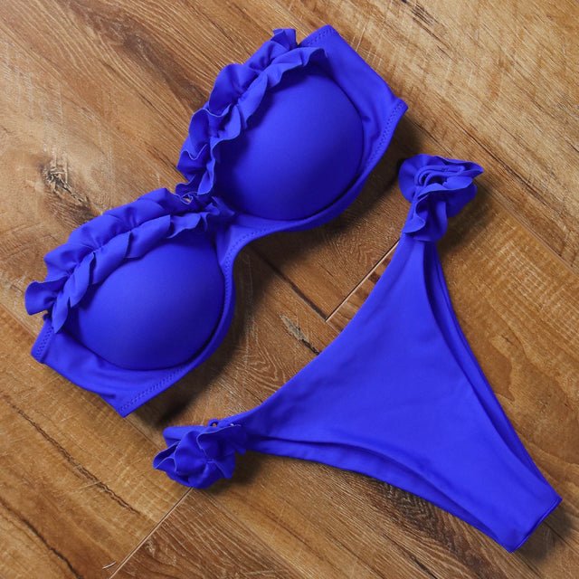 Mediterranean Bandeau Push-up Bikini