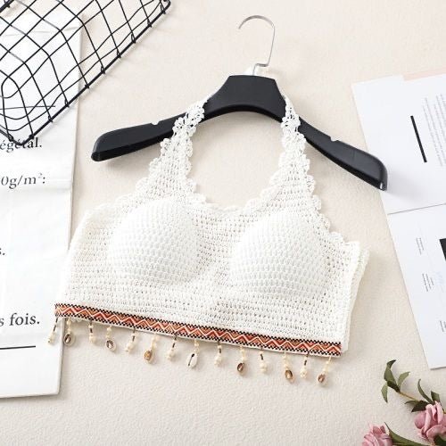 Boho Tassel Sexy Crochet Bikini Top