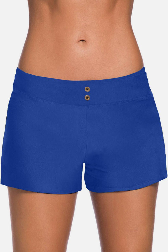 Callie Waistband Swim Boyshorts