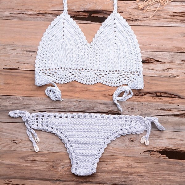 Elle Knitted Crochet Bikini