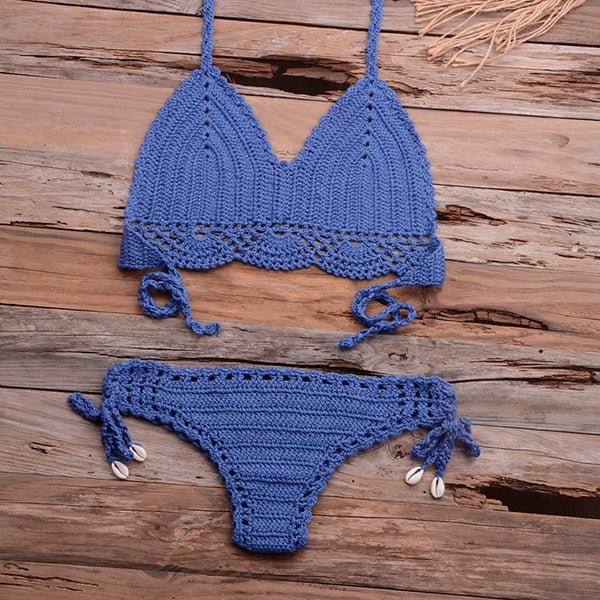 Elle Knitted Crochet Bikini