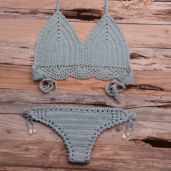 Elle Knitted Crochet Bikini