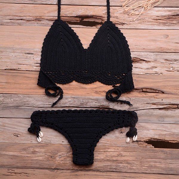 Elle Knitted Crochet Bikini