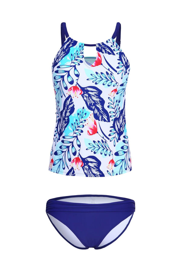 Lucia Botanical Print Two-Piece Tankini Set