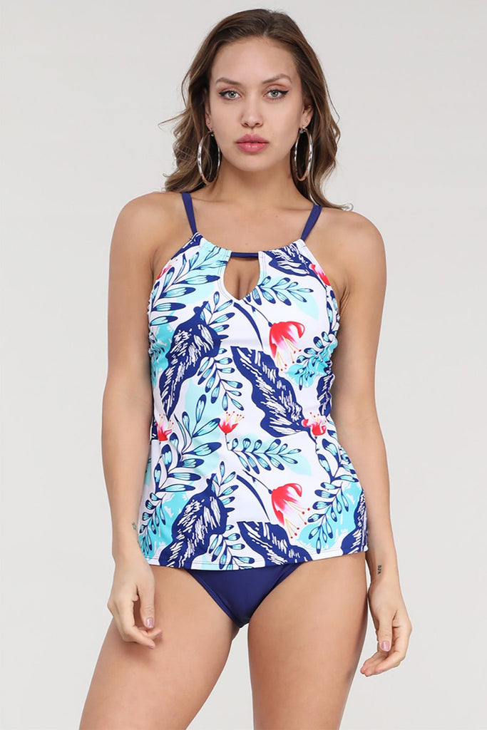 Lucia Botanical Print Two-Piece Tankini Set