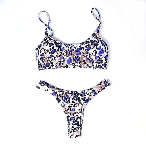 Piper Leopard Thong Micro Bikini