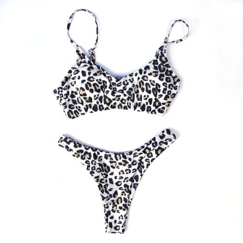 Piper Leopard Thong Micro Bikini