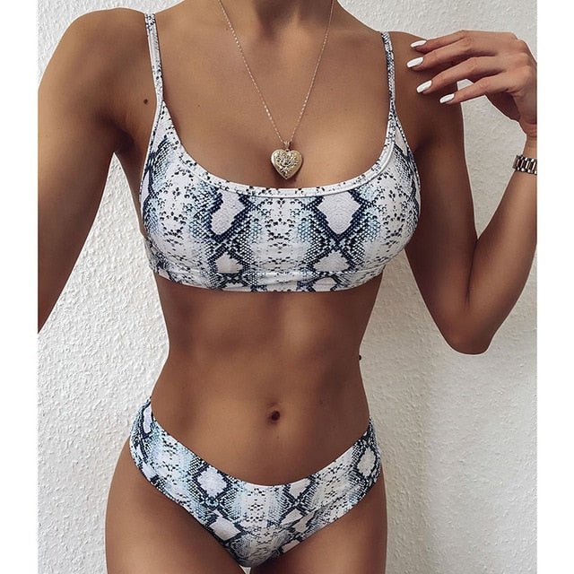 Rio Leopard Print Two Piece Bikini