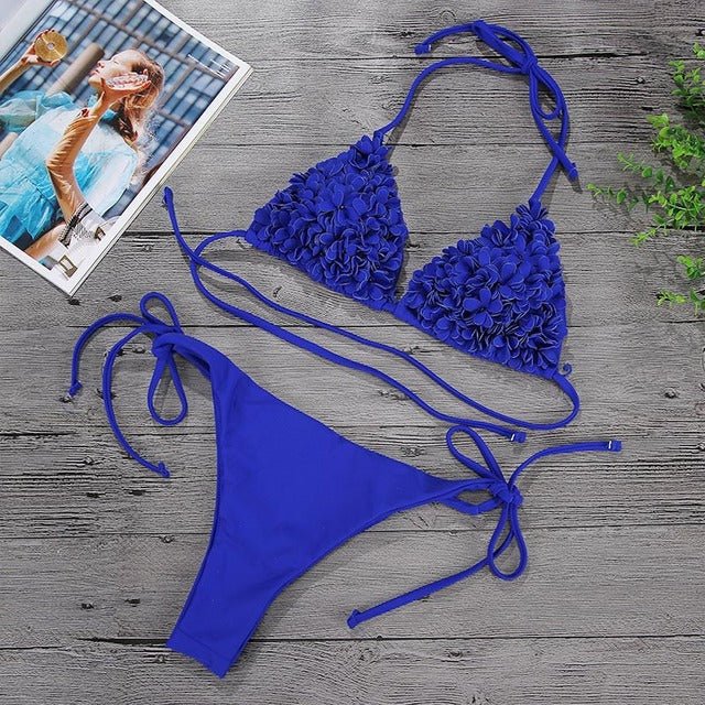 Stunning Floral Triangle Bikini